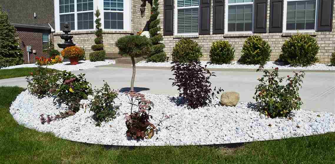 White Marble Rock Chips Landscaping Price